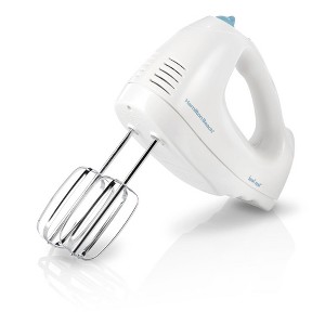 Hamilton Beach 6 Speed Hand Mixer 62689G: Portable Handheld Mixer, 250W, Dishwasher-Safe, Kitchen Baking Tool - 1 of 4