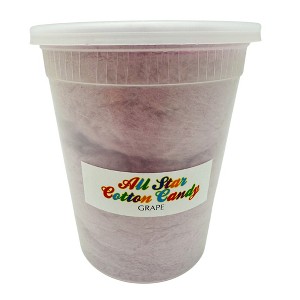 Cotton Candy Tubs – 2.6 oz – Assorted Carnival Flavors – Classic Spun Sugar Treat – 9 Flavor Options - 1 of 4