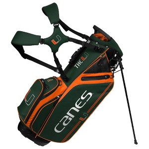 NCAA Miami Hurricanes Team Effort Caddie Golf Bag - 1 of 3