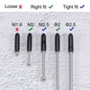 Unique Bargains Vinyl Rubber Screw Thread Bolt Plug Round Tube Insulated Protective Caps 50 Pcs - 4 of 4