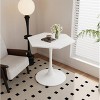 31.50"Modern Hexagonal Coffee Table with MDF Table Top or Marble Top,Metal Base, for Dining Room - 3 of 4