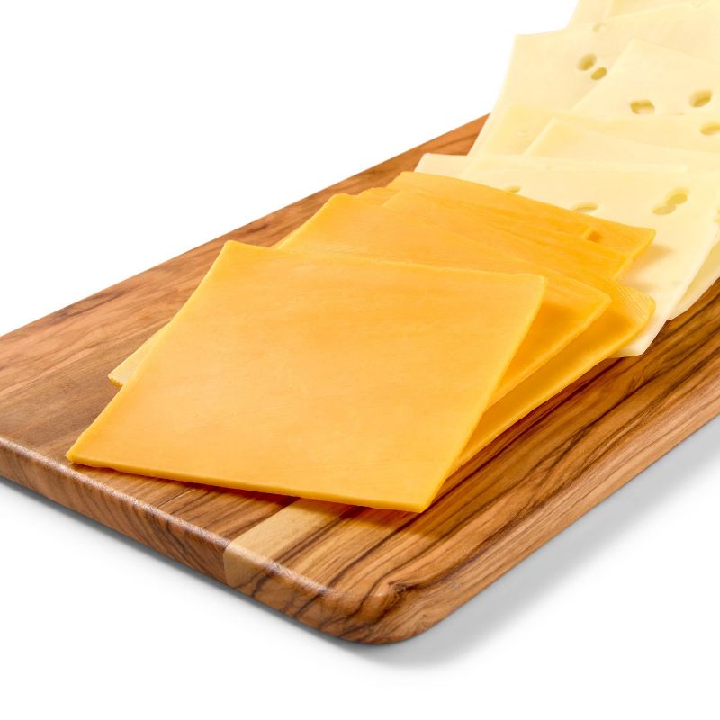 Sharp Cheddar and Swiss Cheese Slices Variety Pack - 16oz - Good &#38; Gather&#8482;, 2 of 4