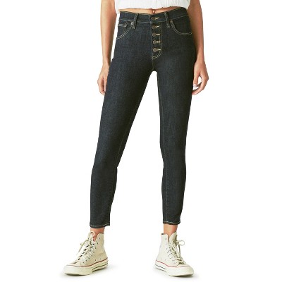 Lucky Brand Women's High Rise Bridgette Skinny with Exposed Button Fly