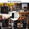 WeChef 5 Pack Restaurant Menu Covers Gate-view for 8.5x11" & 4.25x11" Paper PU Leather Coffee Hotel - 4 of 4