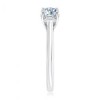 Pompeii3 1/2Ct Round Diamond Solitaire Engagement Ring 10k White Gold - 3 of 4
