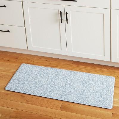 Comfort Plus Blue Rectangular Memory Foam Anti-Fatigue Mat