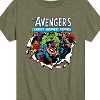 Boys' - Marvel - Avengers Paper Rip Short Sleeve Graphic T-Shirt - 2 of 4