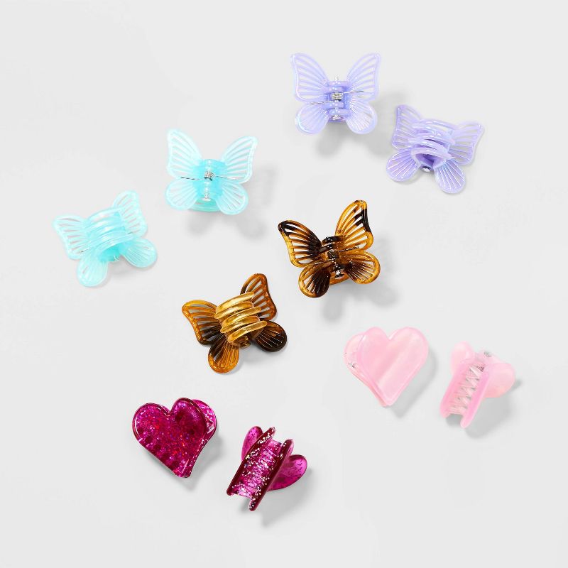 Toddler Girls&#39; 10pk Claw Clips - Cat &#38; Jack&#8482;, 1 of 5