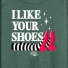 Women's - Wizard of Oz - I Like Your Shoes Ruby Slippers Lightweight French Terry Slouchy - 2 of 4
