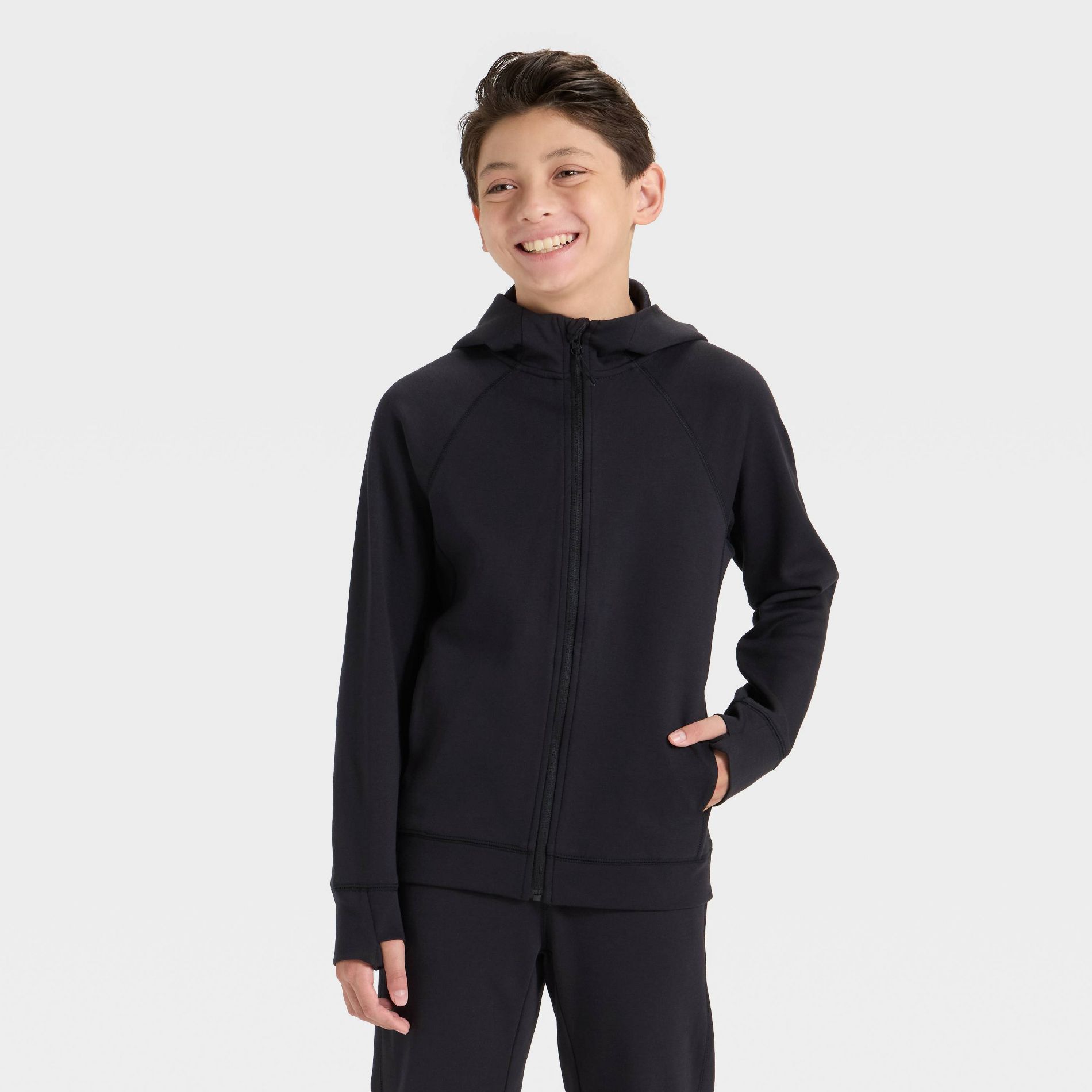 Boys' Siro Ponte Full Zip Hoodie Sweatshirt - All In Motion™