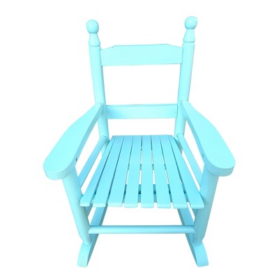 Infurnic Patio Accent Chairs, Outdoor Rocking Chairs with High Back Support, All Weather Resistant for Patio Lawn Backyard, Blue, 14.2"*18.9"*22.44"