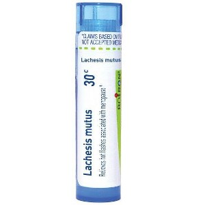 Lachesis Mutus 30C by Boiron Homeopathic Single Medicine For Personal Care  -  80 Pellet - 1 of 4