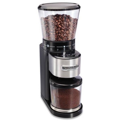 Wirsh Conical Burr Coffee Grinder - Coffee grinder with Stainless Steel  Conical Burr Mill, 80 Grind Settings from Fine to Coarse, Electric Coffee