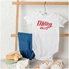 Xmas Classic Christmas Merry Mood Baby Romper Boys or Girls Brisco Brands - 4 of 4