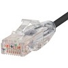 Monoprice Cat6 Ethernet Patch Cable - 50 feet - Black | Snagless RJ45 Stranded 550MHz UTP CMR Riser Rated Pure Bare Copper Wire 28AWG - SlimRun Series - 4 of 4