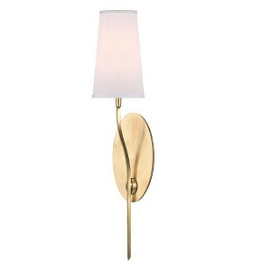 Hudson Valley Lighting Rutland 1 - Light Wall Light in  Aged Brass - 1 of 1