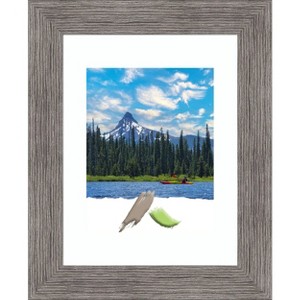 Amanti Art Pinstripe Plank Grey Narrow Picture Frame - 1 of 4