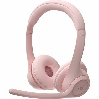 Logitech Zone 300 Wireless Bluetooth Headset Rose - Noise Cancelling Microphone - 16 Hours of Talk Time - Wireless - Bluetooth 5.3