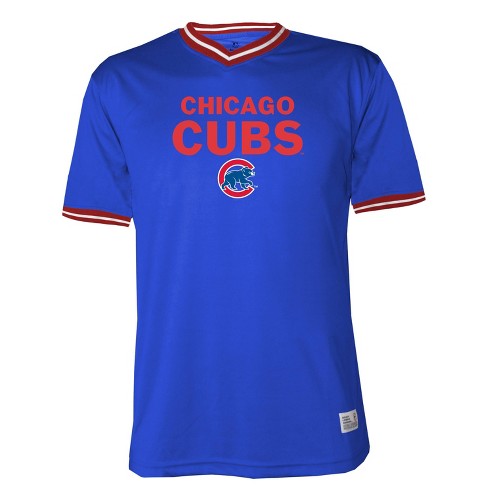 Mlb Chicago Cubs Men's Short Sleeve V-neck Jersey : Target