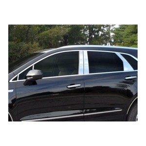 QAA is Compatible with 2017-2020 Cadillac XT5 10 Piece Stainless Pillar Post Trim, Includes Two Front Pillars, Front of The Mirror PP57262 - 1 of 4