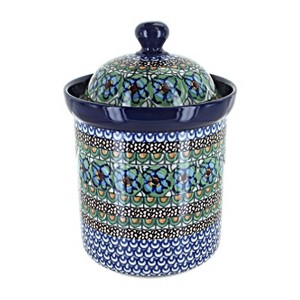 Blue Rose Polish Pottery 492 Ceramika Medium Canister - 1 of 1