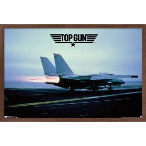 Trends International Top Gun - Maverick Plane Framed Wall Poster Prints - 1 of 4