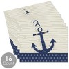 Big Dot of Happiness Ahoy - Nautical - Party Table Decorations - Baby Shower or Birthday Party Placemats - Set of 16 - 3 of 4