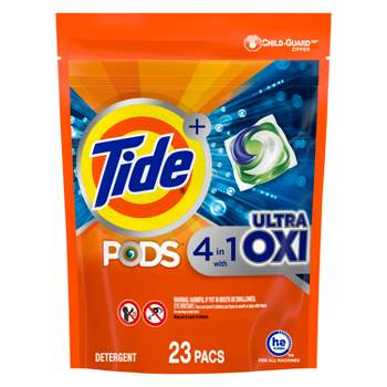 Tide Pods HE Compatible Ultra Oxi Laundry Detergent Soap Pacs