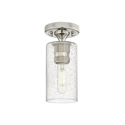 Crown Point - 1 Light Flush Mount In Industrial Style-9.63 Inches Tall and 3.88 Inches Wide