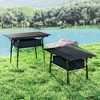3ft Aluminum Small Folding Table, Portable Camping Table with Storage Bag, Carry Bag for Outdoor Picnic BBQ - 3 of 4