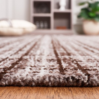 Gray Abstract Handmade Tufted Wool Area Rug, 8' x 10'