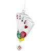 Northlight 6" Four Aces Playing Cards Glass Christmas Ornament - 4 of 4
