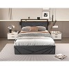 SeaCamel Must - Have! LED Queen Bed Frame - Storage Headboard & Charging Station, Rock - Solid, No Box Spring, Easy Assembly, Noise - Free - 2 of 4