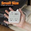 Short Extension Cord with Multiple Outlets 3 FT, Small Flat Plug Power Strip with 3 USB (1 USB C) and Multi Outlets, Surge Protector Charging Station - 4 of 4
