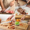 Japanese Knife Set, imarku 11-Piece Professional Kitchen Knife Set with Block, Stainless Steel Chef Knife Set with Wooden Cutting Board,Sharpener - 4 of 4