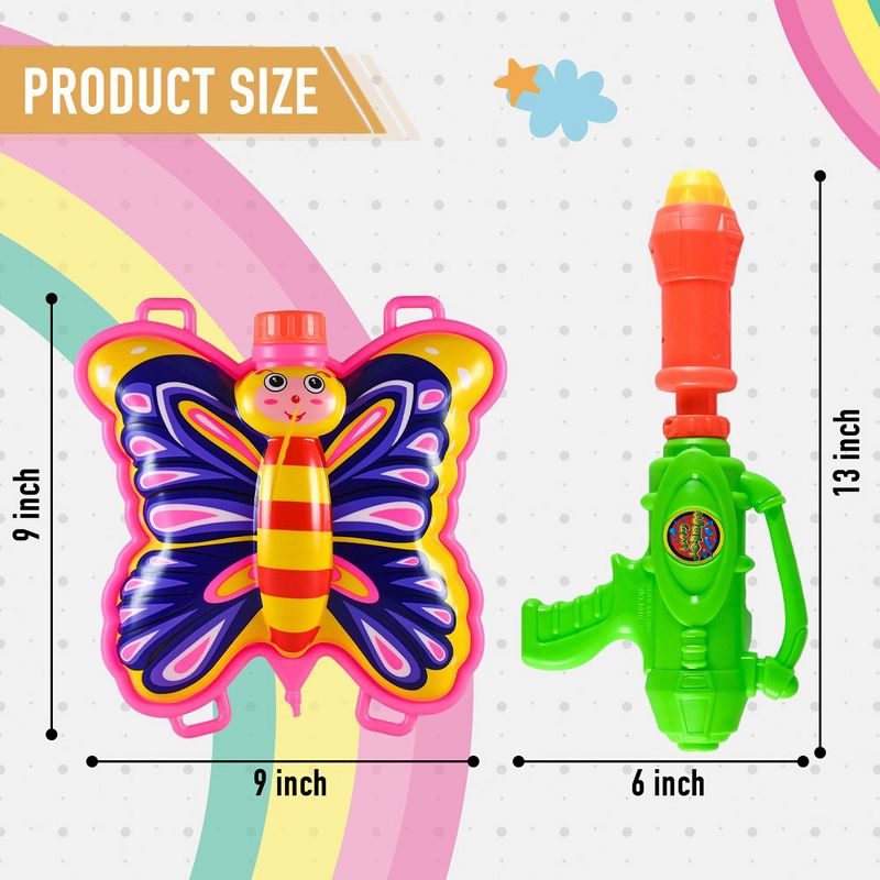 Toyrifik Water Blaster Backpack - Butterfly, 5 of 7