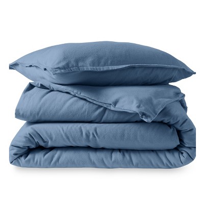 Cotton Flannel Duvet Cover & Sham Set by Bare Home