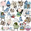 Regular Show 100ct Vinyl Large Deluxe Stickers Variety Pack - 3 of 4