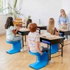 ECR4Kids Wave Seat, 14in - 15.1in Seat Height, Perch Stool, 2-Pack - 4 of 4