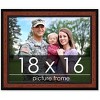PosterPalooza | Simple Brown Picture Frame - UV Acrylic, Backing Board, Hanging Hardware Included - 2 of 4