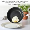 Gibson Lockton 2 Piece Aluminum 10 Inch and 12 Inch Frying Pan Set in Linen - 2 of 4