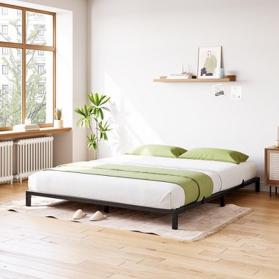 6/8/10/12/14/16 inch Bed Frame No Box Spring Needed, Heavy Duty Metal Platform Bed Frame