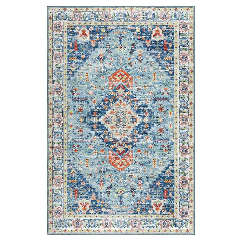 Boho Area Rug Thick Throw Rug Plush Rug Fuzzy Rugs Bedroom Living Room Carpet Accent Rugs Vintage Rugs, 2 of 9