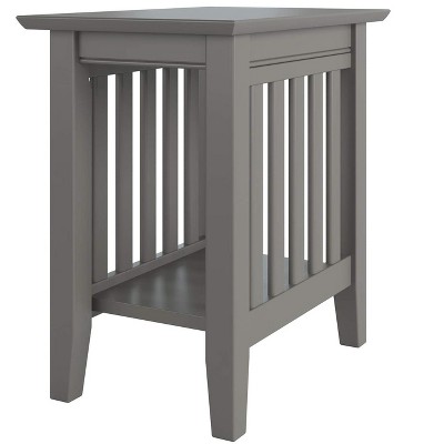 AFI Furnishings Mission Chair Side Table Grey