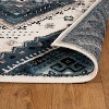 Bohemian Rustic Traditional Geometric Indoor Runner Area Rug by Blue Nile Mills - 3 of 4