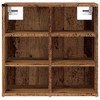 CLIHOME 6-Pair Wall Mounted Shoe Cabinet, Wooden EntrywayShoe Storage Organizer - 4 of 4