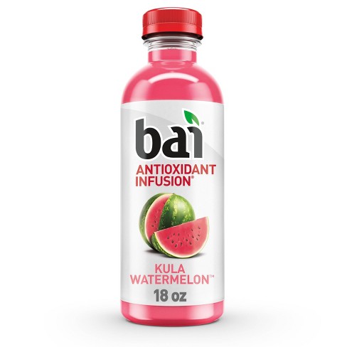 Bai Antioxidant Infused Beverage, Kula Watermelon - 12 pack, 18 fl oz bottles