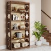 Tribesigns 6-Tier Bookshelf, 69.88" Freestanding Wood Book Display Rack Case - 3 of 4