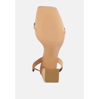 Mooncut Ankle Strap Block Heel Sandals - image 5