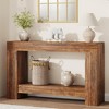 47.24 Inches Long Console Table, 2-Tier Large Sofa Table with Storage, Console Table, Entry Table - 2 of 4
